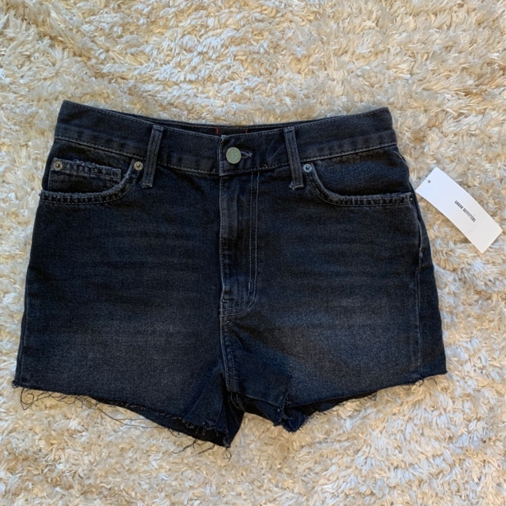BDG Girlfriend High-Waisted Black Denim Short – Size 27 - NWT